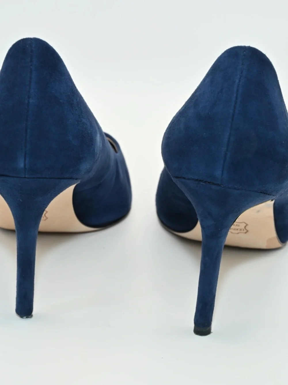 Tory Burch Elana suede 85mm Pump Heels size 9 blue